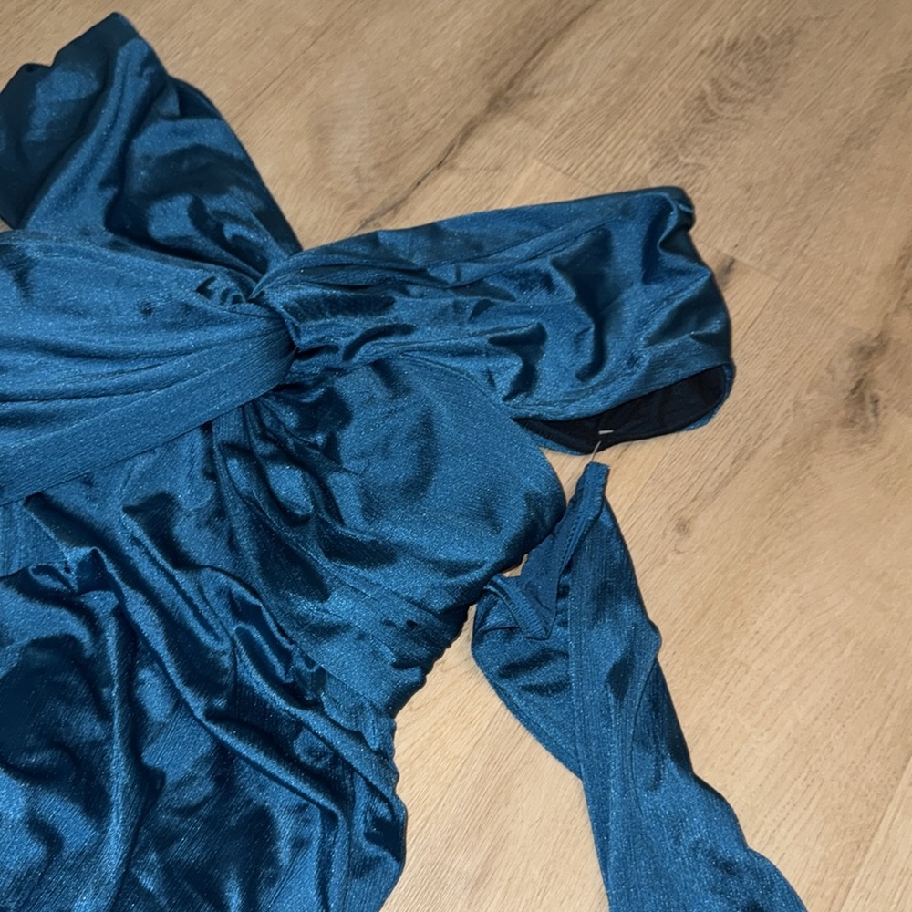Popilush built in shapewear teal Dress (darker than pictured - Picture 11 of 13